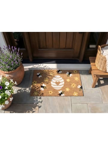 Beliani Fußmatte KIGALIK in /Bunt - (W) 50 x (L) 80 cm