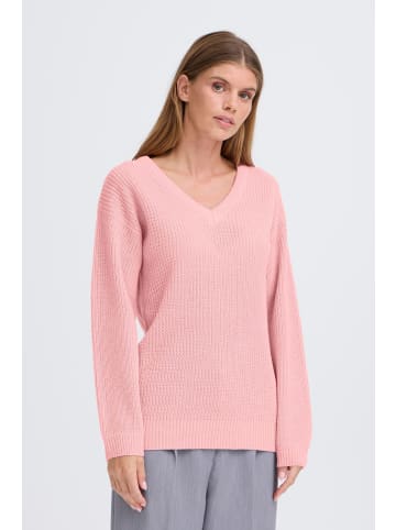 Oxmo Strickpullover OXISANDIE LS in Rosa