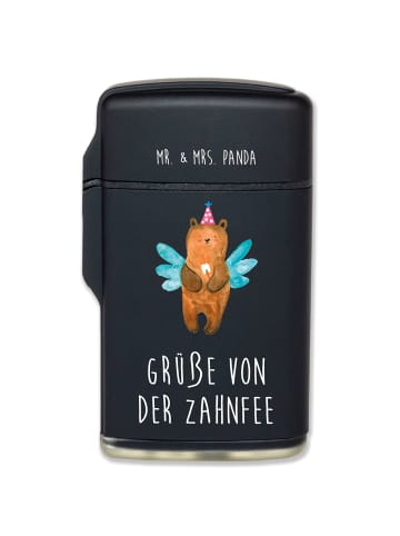 Mr. & Mrs. Panda Feuerzeug Bär Zahnfee mit Spruch in Schwarz