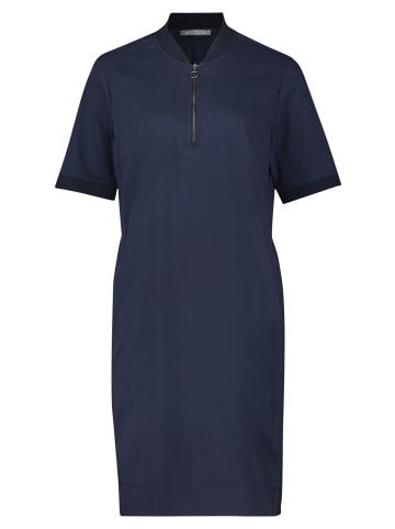 BETTY & CO Casual-Kleid mit Rippbündchen in Navy Blue