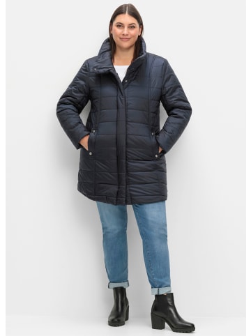 sheego Steppjacke in tiefblau