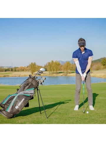 COSTWAY Golfschläger mit Golfbag 11-tlg. in Grün