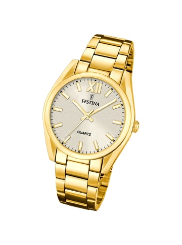 Festina Analog-Armbanduhr Festina Boyfriend gold mittel (ca. 37mm)