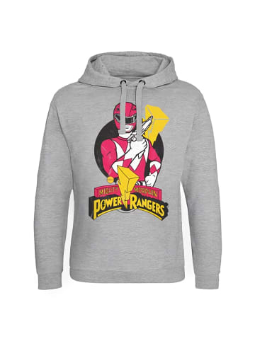 Power Rangers Hoodie "Red Ranger Pose Epic Hoodie" in Grau