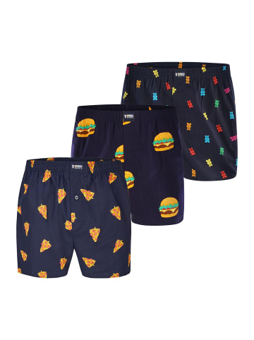 Happy Shorts Boxer Motive in PizzaBurgerBär