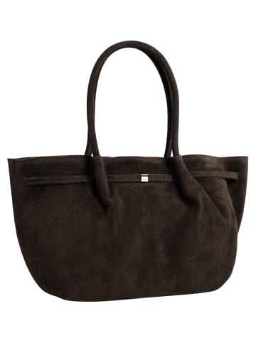Forty degrees Shopper Marvezza - M echt Leder in dunkelbraun