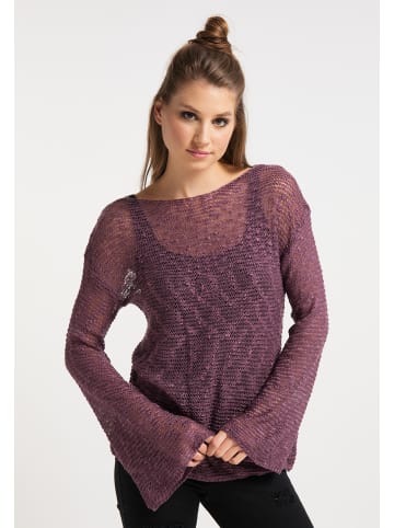 myMo ROCKS Damen Pullover in Vintage Lila