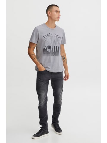 BLEND T-Shirt Tee in Mittelgrau