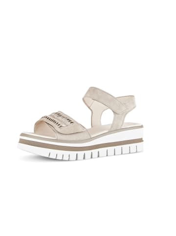 Gabor Fashion Plateau Sandalen in beige