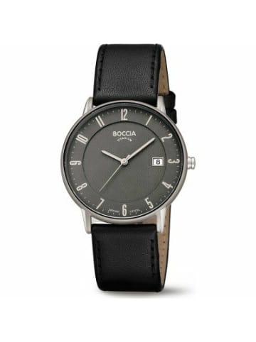 Boccia Analoguhr für Erwachsene in Schwarz