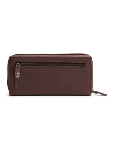 The Chesterfield Brand Mirelle Geldbörse RFID Schutz Leder 19 cm dark taupe