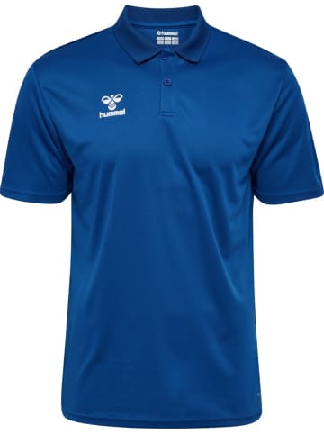 Hummel Polo "Hmlessential Polo" in Blau