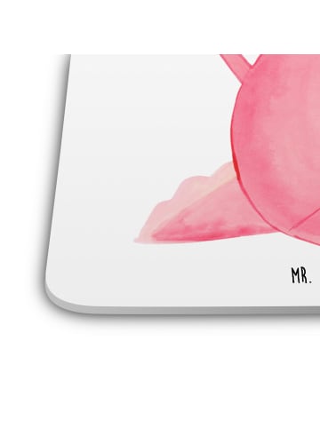 Mr. & Mrs. Panda Bierdeckel Axolotl Hurra ohne Spruch in Weiß