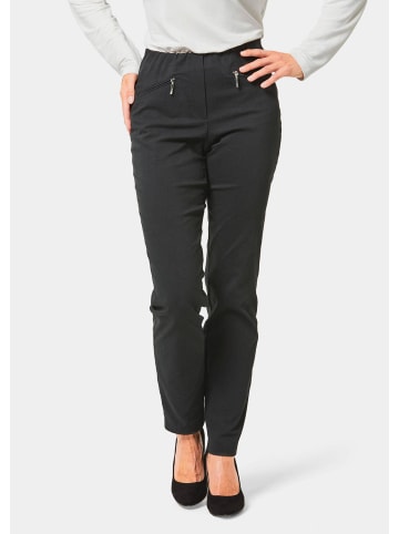 GOLDNER Kurzgröße: Warme Schlupfhose LOUISA, knitterarm in schwarz