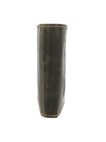 Greenburry Vintage Geldbörse Leder 12.5 cm olive