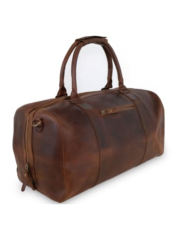 Buckle & Seam Willow Weekender Reisetasche Leder 50 cm in brown