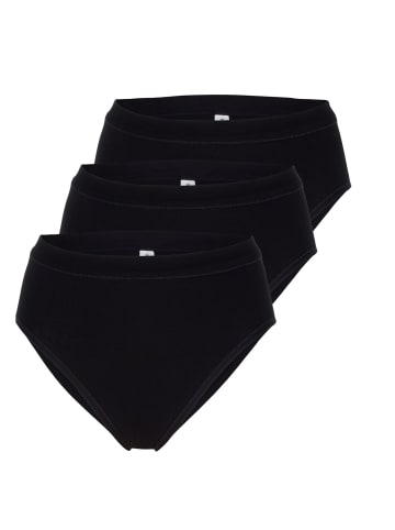 Pompadour Slips 3er Pack in Schwarz