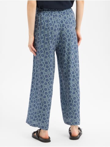 Franco Callegari Hose in blau ecru