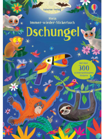 Usborn Papeterie/PBS - Mein Immer-wieder-Stickerbuch: Dschungel