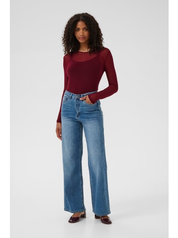 Kaffe T-shirt KAchai Slim fit in Windsor Wine
