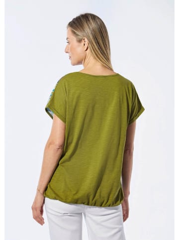 GOLDNER Kurzgröße:  Shirt aus Effektgarn in bunt / gemustert