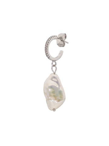 usha WHITE LABEL Women Earrings in Silver White