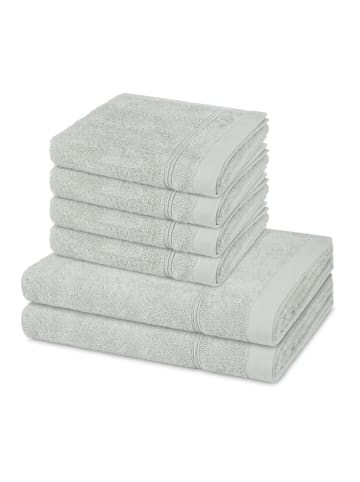 Ross 4 X Handtuch 2 X Duschtuch im Set Rubin in Eukalyptus