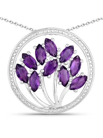 Rafaela Donata Kette mit Anhänger Sterling Silber Amethyst in silber