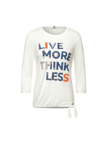 Cecil Langarmshirt in vanilla white