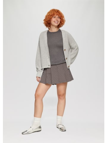 QS Strickpullover langarm in Grau