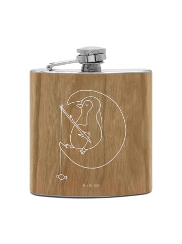 Mr. & Mrs. Panda Flachmann Pinguin Mond ohne Spruch in Braun