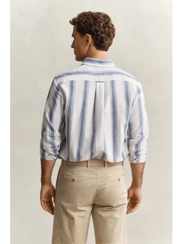 Gant Hemd in ecru blau