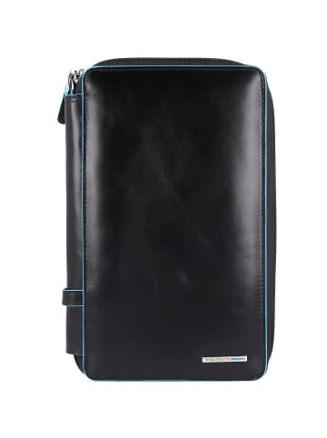 Piquadro Blue Square Reisepaassetui Leder 14 cm in black