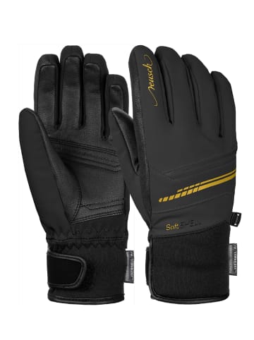 Reusch Fingerhandschuhe Tomke STORMBLOXX in black / gold