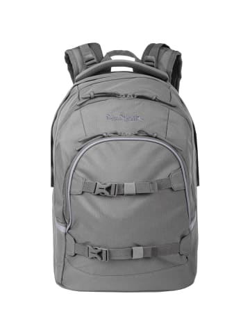 McNeill Schulrucksack MILO grau + Schlampermäppchen in grau