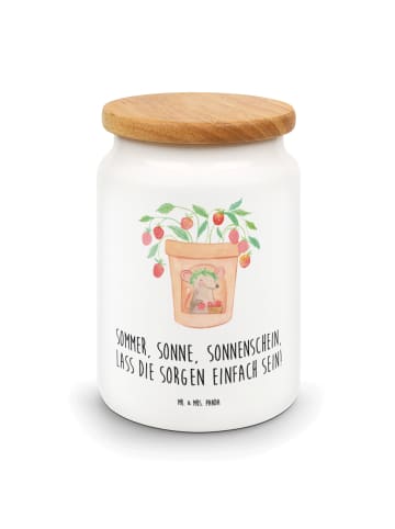 Mr. & Mrs. Panda Frischhaltedosen Sommerfreude mit Spruch in Weiß