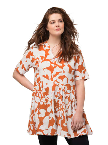 Ulla Popken Shirt in helle mandarine