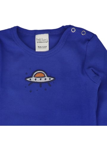 Fred´s World by GREEN COTTON Langarmbody 1582071600 in blau