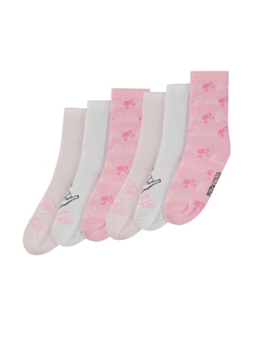 ONOMATO! 6er-Set: Socken Barbie in Mehrfarbig