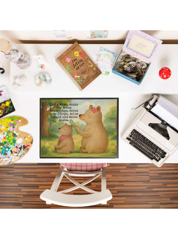 Mr. & Mrs. Panda schreibauflage Bär Kind Design mit Spruch in Weiß