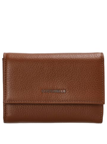 COCCINELLE Metallic Soft - Geldbörse 12cc 14 cm (ribes) in cognac