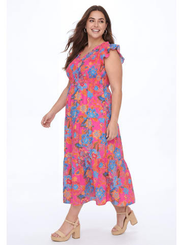 Joella Women Plus Size Dress in RED