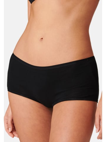 Schiesser Short Slip 95/5 Cotton in Schwarz