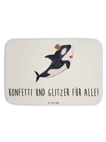 Mr. & Mrs. Panda Badvorleger Orca Zylinder mit Spruch in Weiß