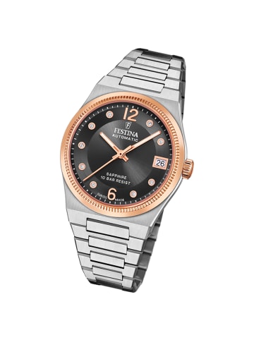 Festina Analog-Armbanduhr Festina Swiss Made silber mittel (ca. 35mm)