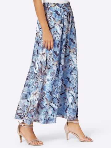 creation L Rock in hellblau-ecru-bedruckt