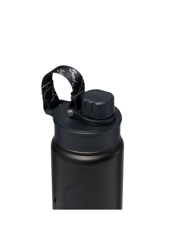 Satch Edelstahl Trinkflasche 0,5 l in schwarz