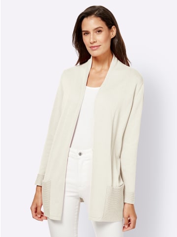 WITT WEIDEN Longstrickjacke in wollweiß