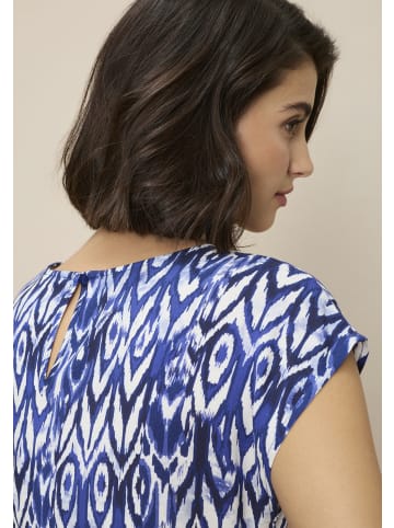 Tamaris Shirtbluse in blau gemustert