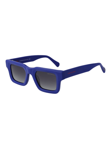 Damen Sonnenbrillen Rechteck Blau